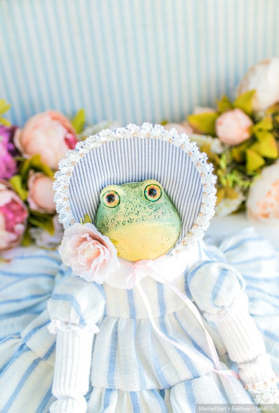 🐸 Лягушка Дакота 🐸 — Лепка авторских игрушек и папье (фото 6)