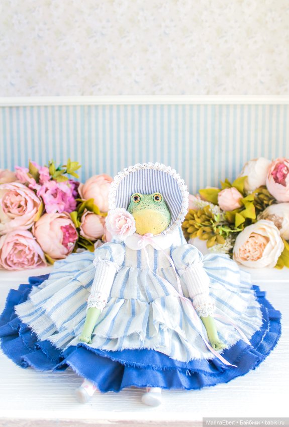 🐸 Лягушка Дакота 🐸 — Лепка авторских игрушек и папье (фото 10)