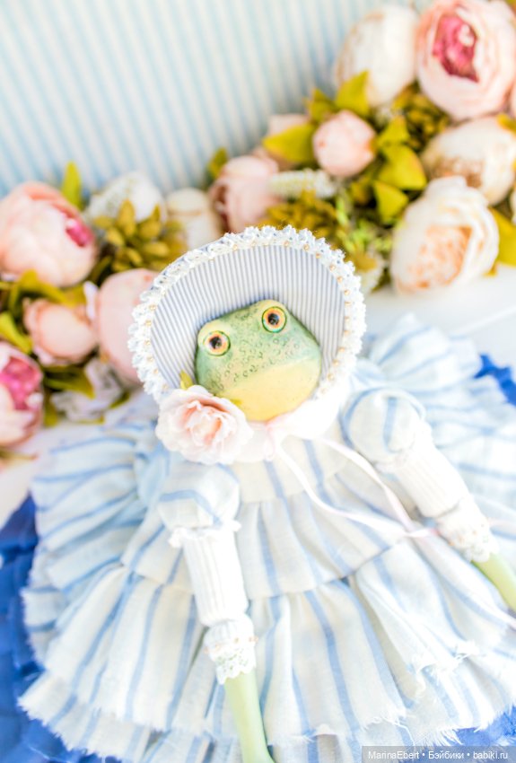 🐸 Лягушка Дакота 🐸 — Лепка авторских игрушек и папье (фото 7)