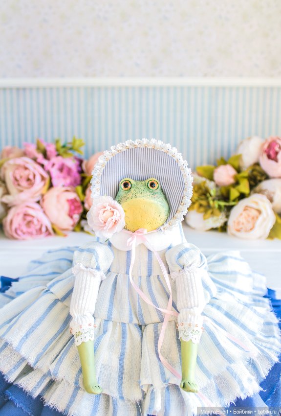 🐸 Лягушка Дакота 🐸 — Лепка авторских игрушек и папье (фото 4)