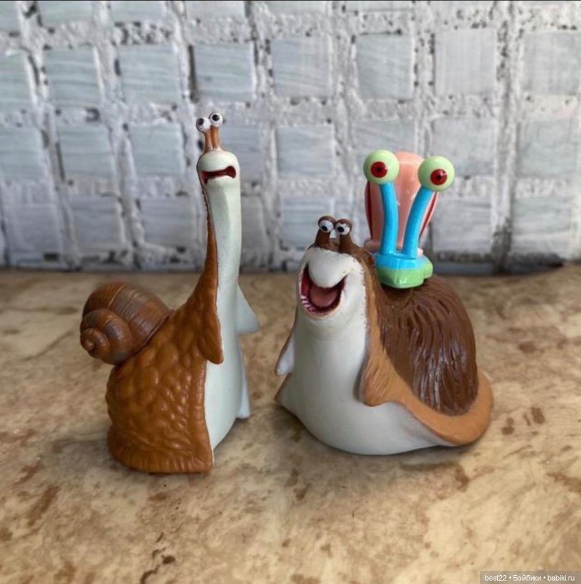 🐌 Gary, Mub and Grub — Коллекционные фигурки (разное): животные