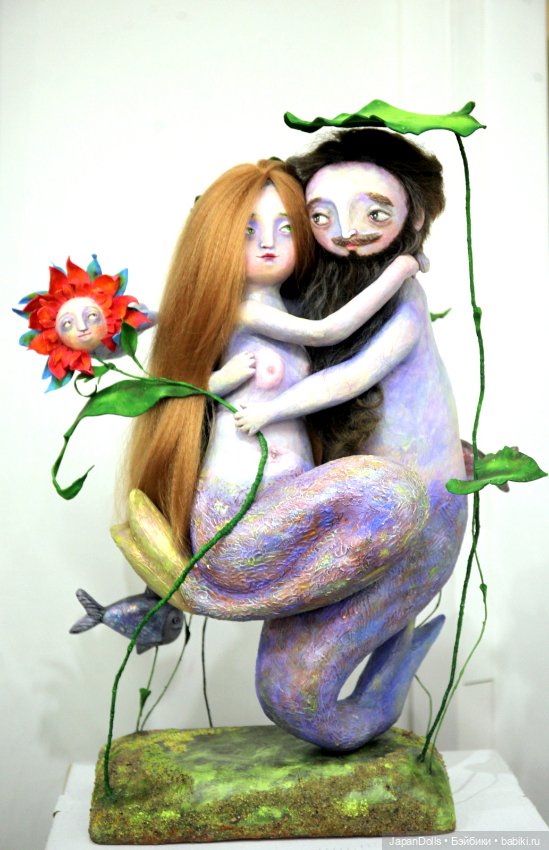 "Русалка" на выставке "Куклы с Характером. Четвертая высота"