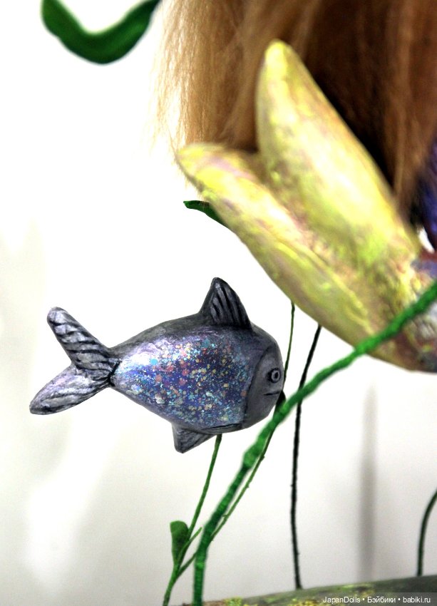 "Русалка" на выставке "Куклы с Характером. Четвертая высота" (фото 5)