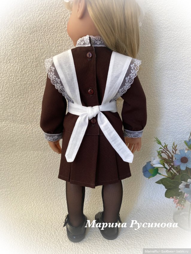 Готовимся к сентябрю — Одежда и обувь для кукол своими руками: фото (фото 6)