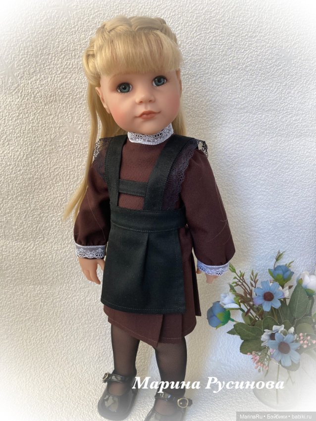 Готовимся к сентябрю — Одежда и обувь для кукол своими руками: фото (фото 8)