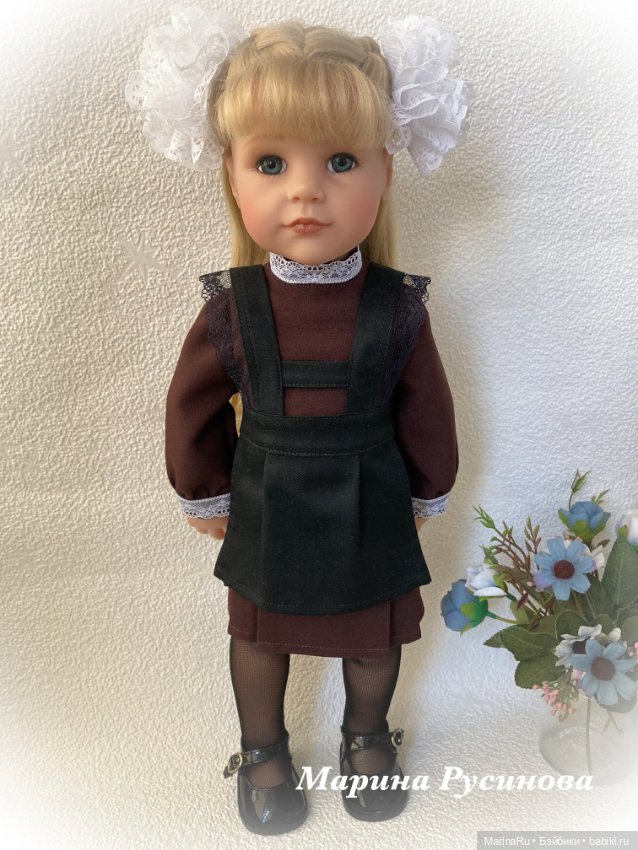 Готовимся к сентябрю — Одежда и обувь для кукол своими руками: фото (фото 9)