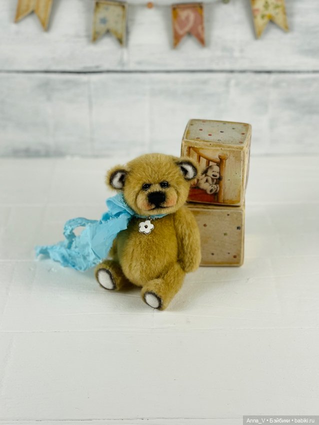 Тедди мишка Эби — Авторские мишки Тедди и друзья: фото (фото 4)