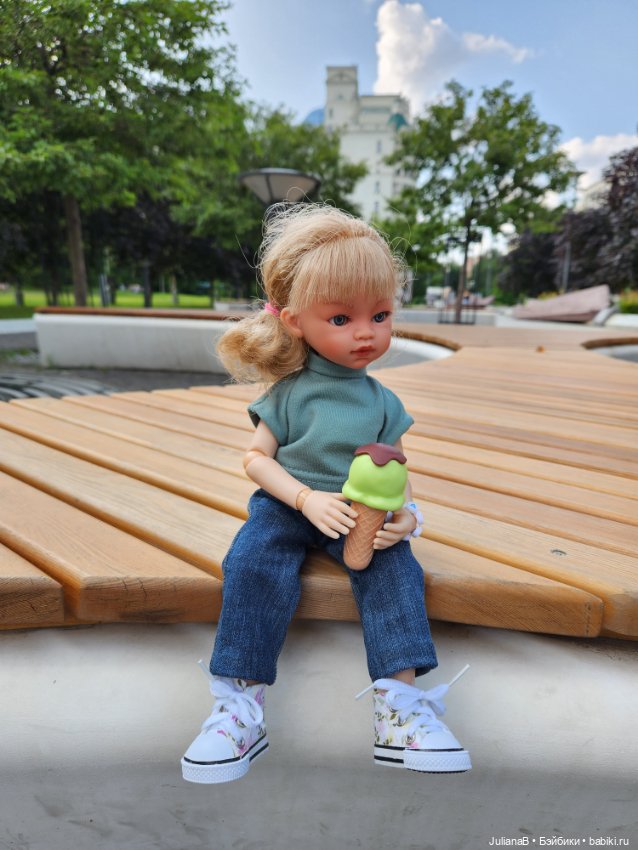 Первая прогулка Хуаниты — Испанские куклы (разное): Vestida de Azul (фото 5)