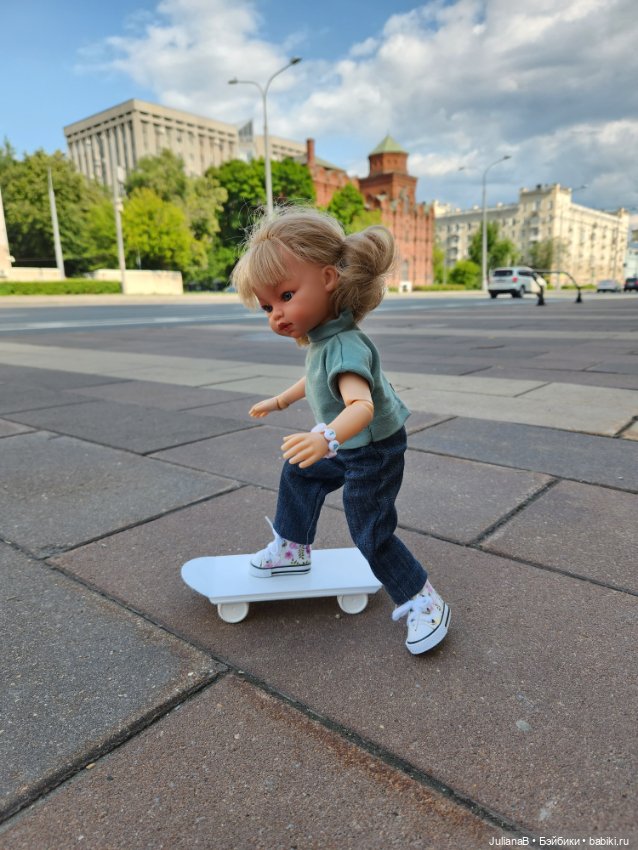 Первая прогулка Хуаниты — Испанские куклы (разное): Vestida de Azul (фото 3)