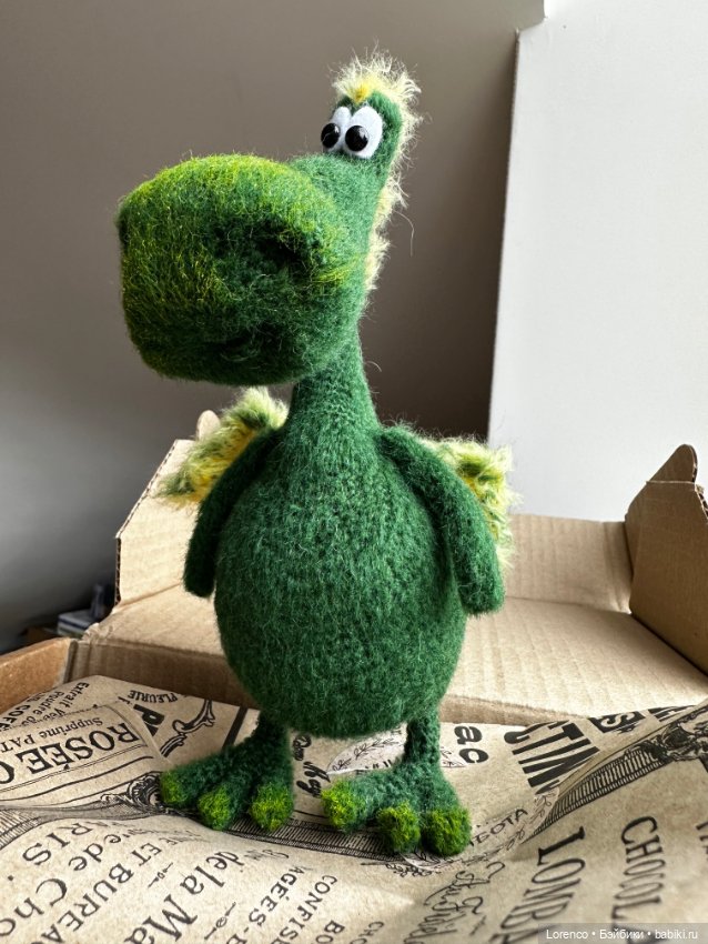 Дракончик — Домашние фото авторских игрушек: Тедди (фото 5)