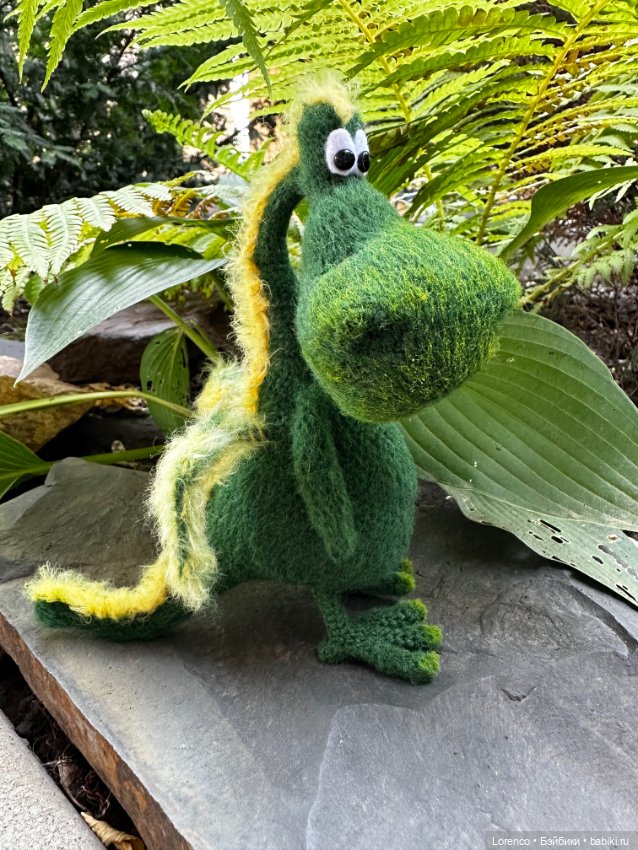 Дракончик — Домашние фото авторских игрушек: Тедди