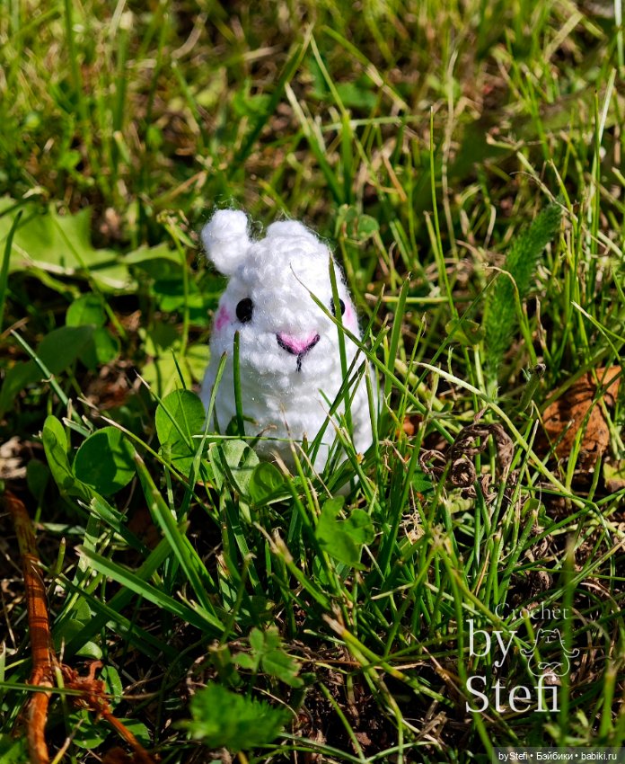 Кролики на прогулке — Вязаные игрушки и амигуруми: крючком (фото 5)