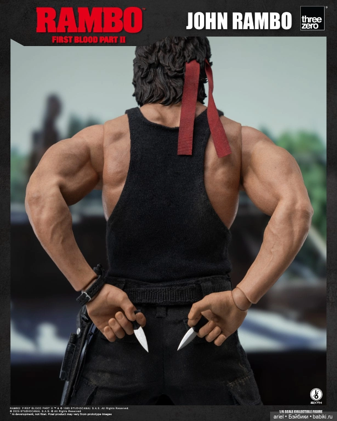 Threezero анонсировали фигурку Джона Рэмбо по мотивам фильма «Рэмбо: Первая кровь 2» (фото 9)