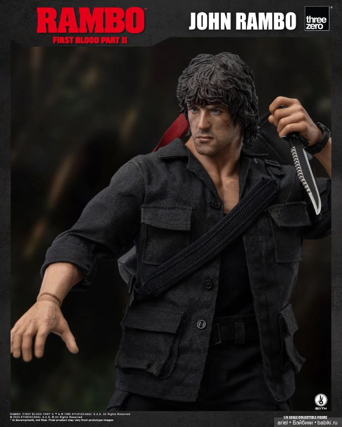 Threezero анонсировали фигурку Джона Рэмбо по мотивам фильма «Рэмбо: Первая кровь 2» (фото 4)