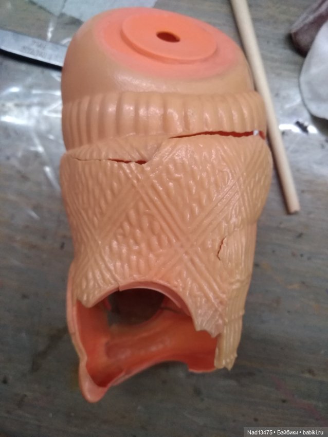 Лыжню! Ещё одна из работ по восстановлению игрушки из целлулоида (фото 8)