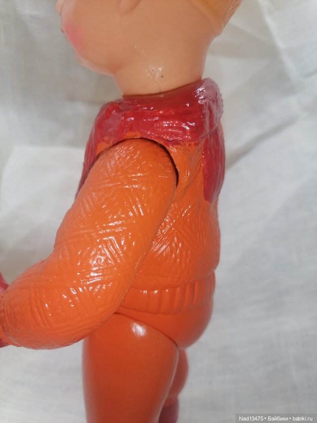 Лыжню! Ещё одна из работ по восстановлению игрушки из целлулоида