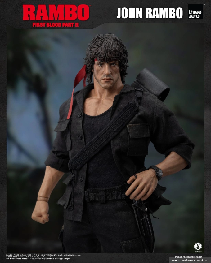 Threezero анонсировали фигурку Джона Рэмбо по мотивам фильма «Рэмбо: Первая кровь 2» (фото 3)