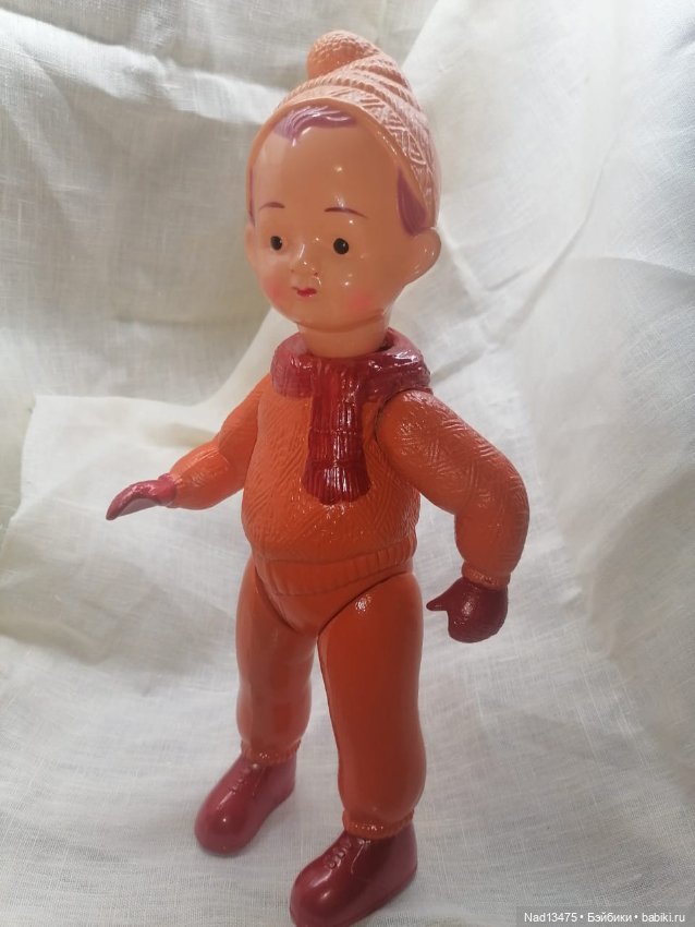 Лыжню! Ещё одна из работ по восстановлению игрушки из целлулоида