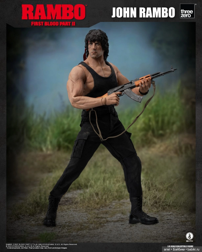 Threezero анонсировали фигурку Джона Рэмбо по мотивам фильма «Рэмбо: Первая кровь 2» (фото 8)