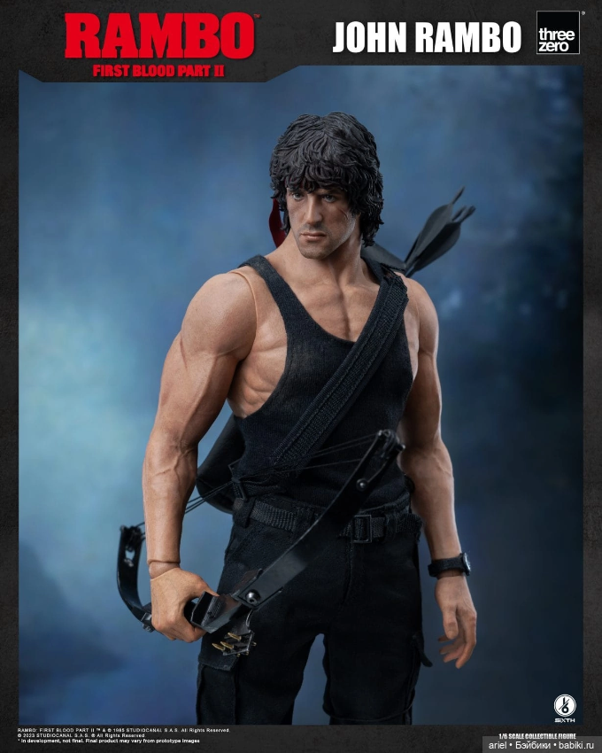 Threezero анонсировали фигурку Джона Рэмбо по мотивам фильма «Рэмбо: Первая кровь 2»