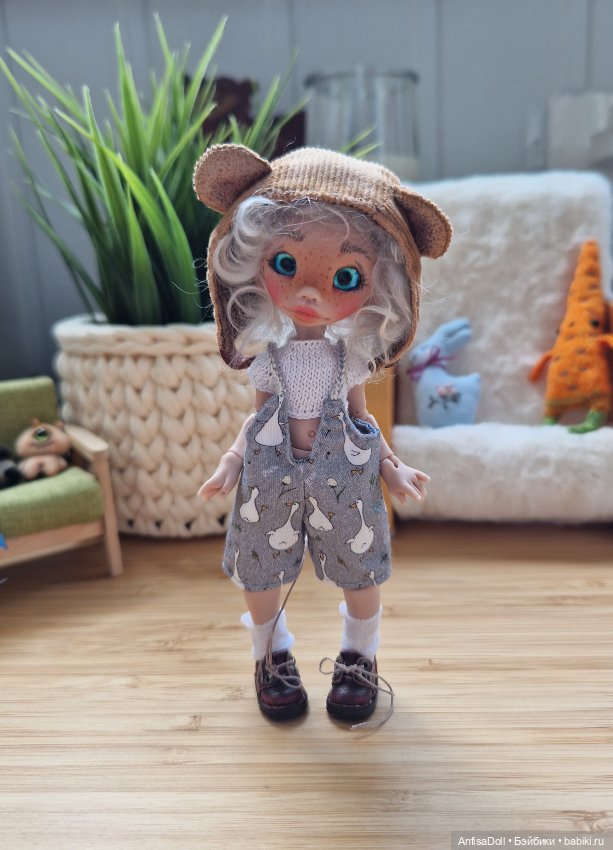 Мишка Ми-Мишка — Авторские шарнирные куклы своими руками: лепка (фото 4)