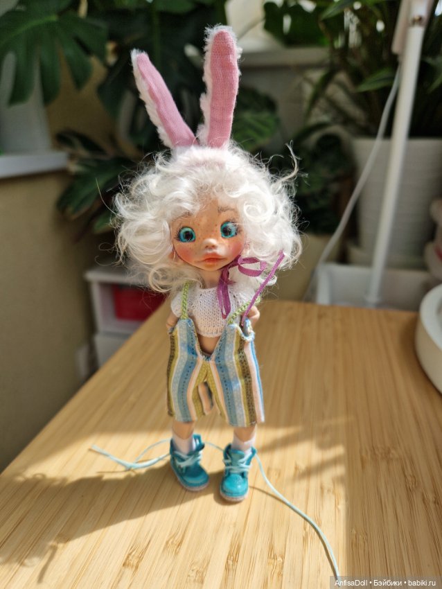 Мишка Ми-Мишка — Авторские шарнирные куклы своими руками: лепка (фото 10)