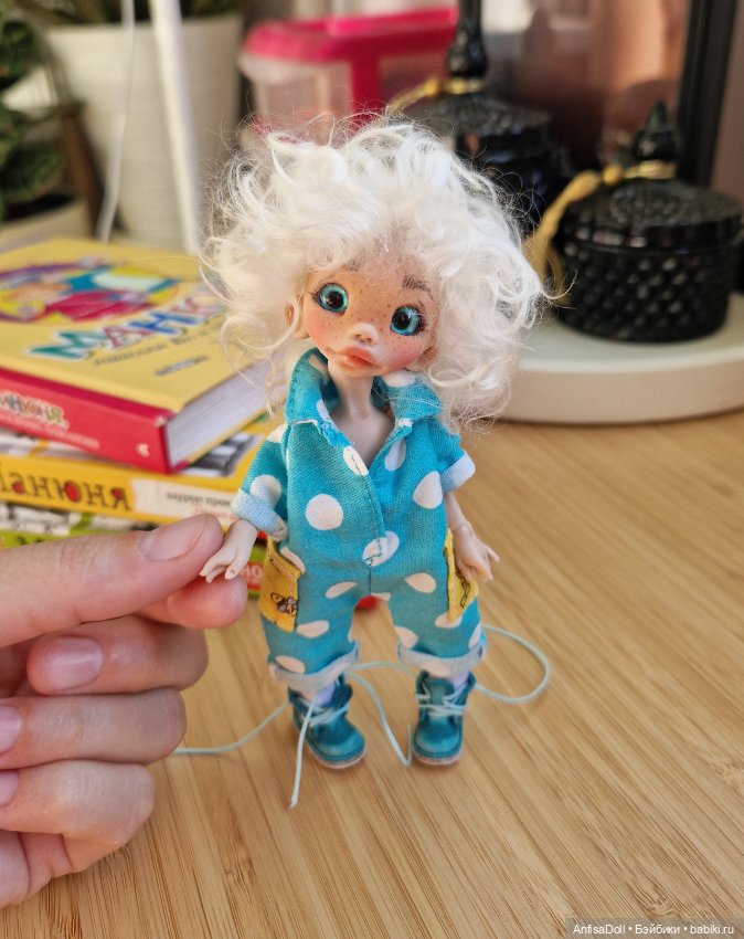 Мишка Ми-Мишка — Авторские шарнирные куклы своими руками: лепка (фото 9)