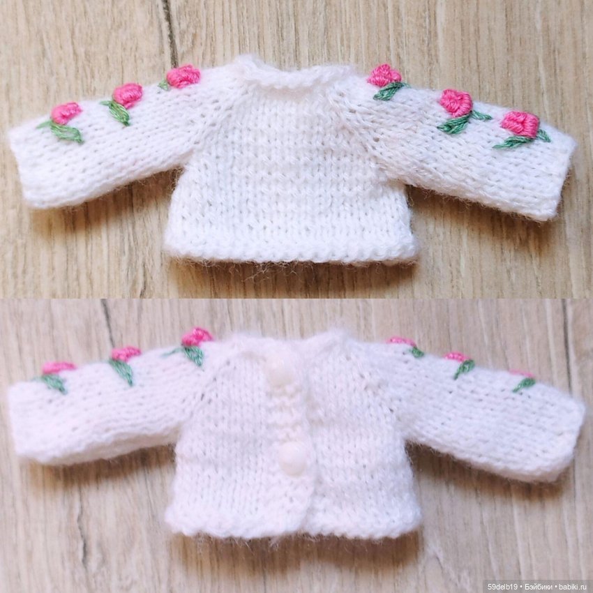 Бело-розовый с розочками комплектик для ТЕИ