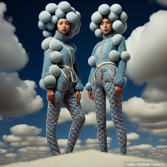 Забавная мода, фантастическое вязание