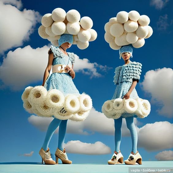 Забавная мода, фантастическое вязание