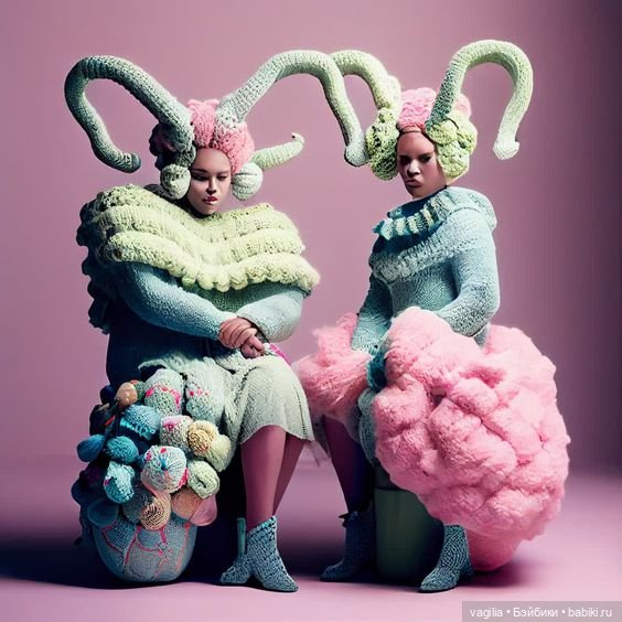 Забавная мода, фантастическое вязание (фото 10)