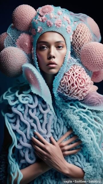 Забавная мода, фантастическое вязание