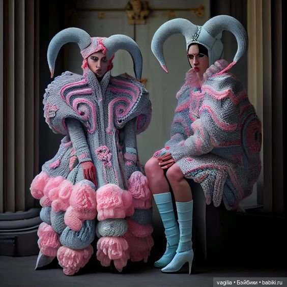 Забавная мода, фантастическое вязание (фото 2)