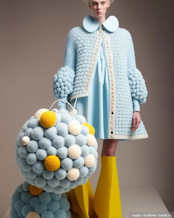 Забавная мода, фантастическое вязание