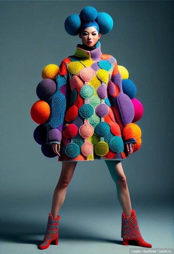 Забавная мода, фантастическое вязание