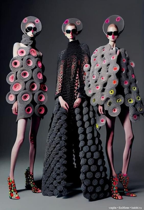 Забавная мода, фантастическое вязание