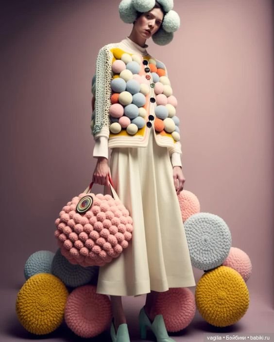 Забавная мода, фантастическое вязание