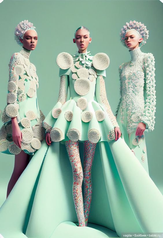 Забавная мода, фантастическое вязание