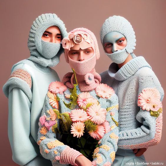 Забавная мода, фантастическое вязание