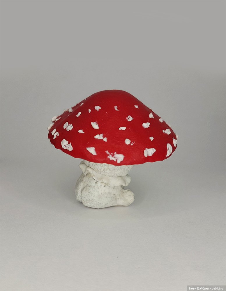 Авторская фигурка монстрик Мухоморчик (фото 3)