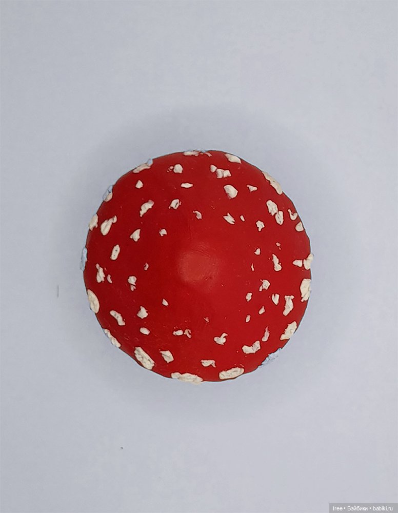 Авторская фигурка монстрик Мухоморчик (фото 4)