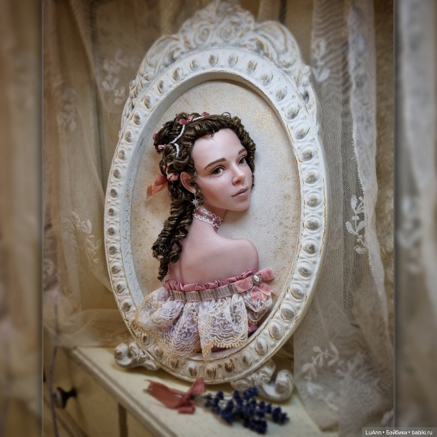 "Энн" барельеф — Лепка авторских кукол: полимерная глина