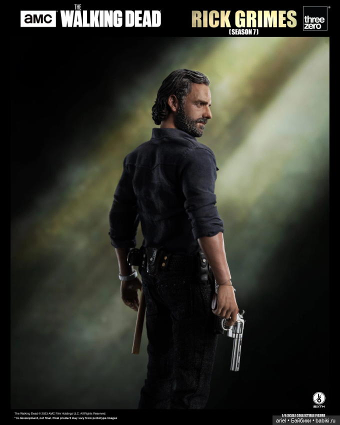 Threezero анонсировали фигурку Рика Граймса по седьмому сезона сериала «Ходячие мертвецы» (фото 5)