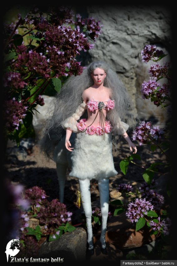 Сапфир леди кентавр — Авторские миниатюрные куклы: лепка (фото 6)