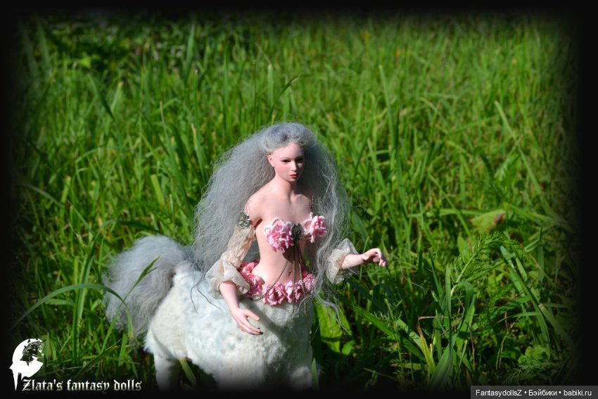 Сапфир леди кентавр — Авторские миниатюрные куклы: лепка