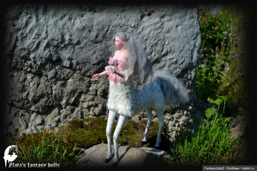Сапфир леди кентавр — Авторские миниатюрные куклы: лепка (фото 3)