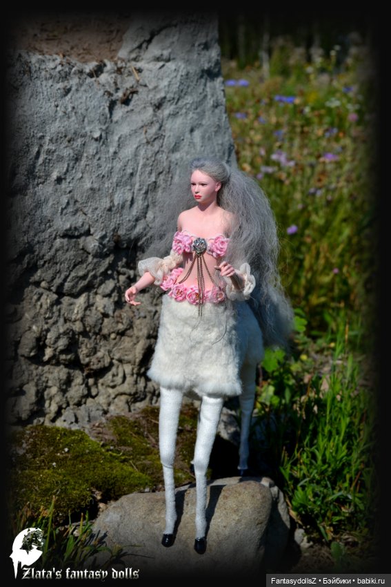 Сапфир леди кентавр — Авторские миниатюрные куклы: лепка (фото 4)