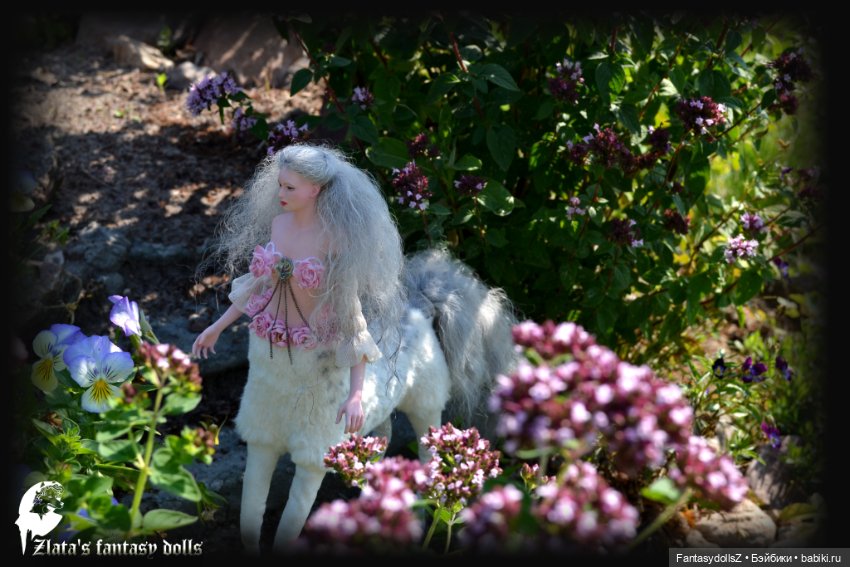 Сапфир леди кентавр — Авторские миниатюрные куклы: лепка (фото 10)