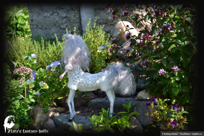 Сапфир леди кентавр — Авторские миниатюрные куклы: лепка (фото 9)