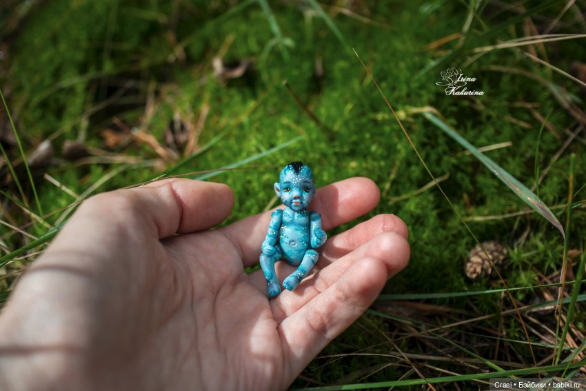 Крошечный аватарчик — Авторские миниатюрные куклы: лепка